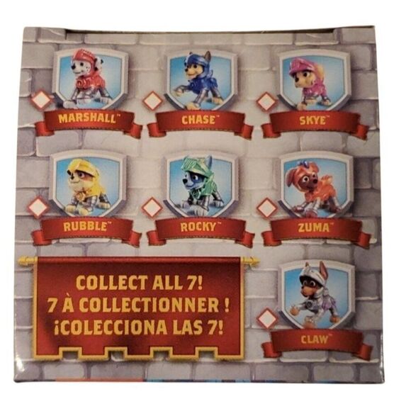 Paw Patrol Rescue Knights Marshall Mini Figure & Castle Mystery Box New - Picture 5 of 7